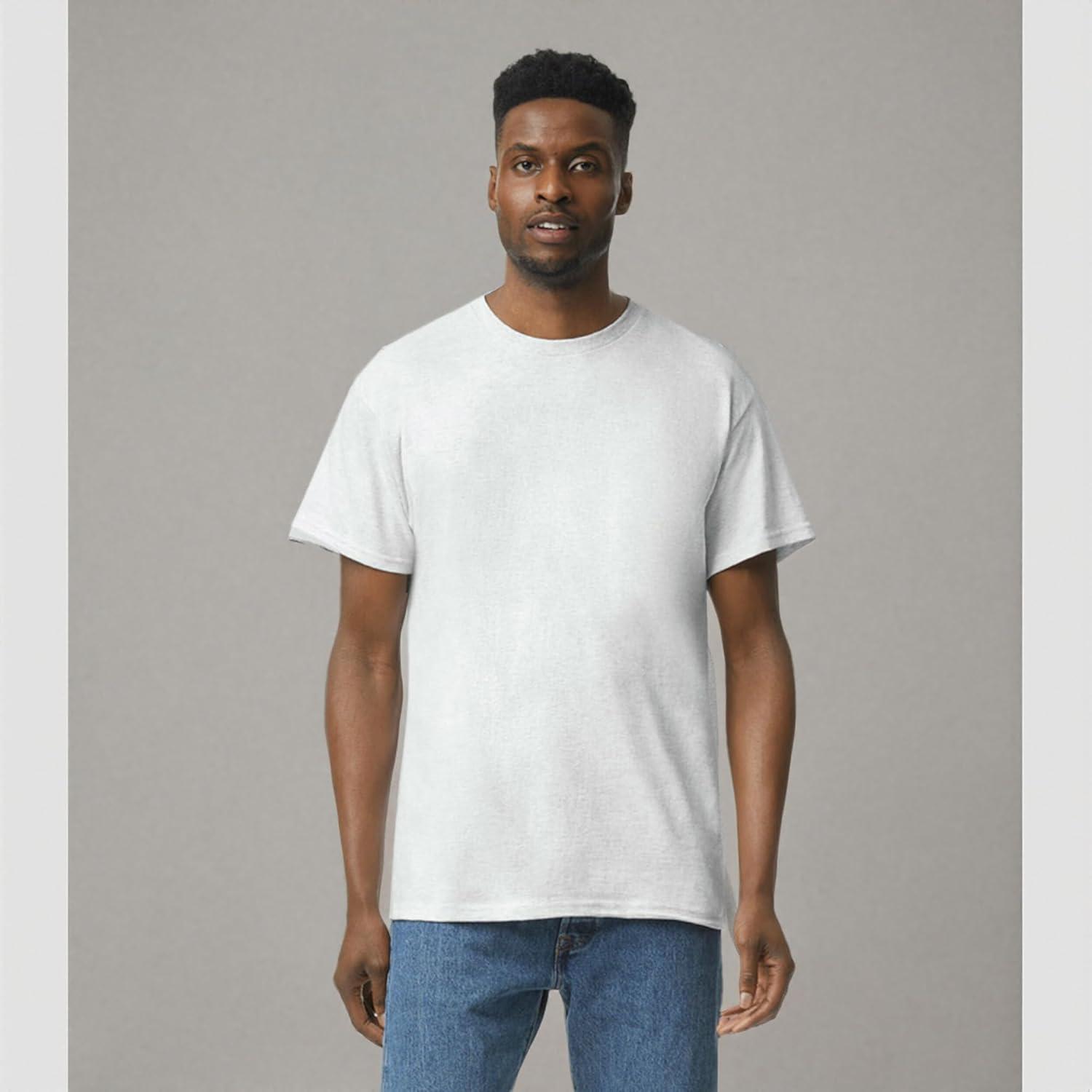 imageGildan Adult Heavy Cotton TShirt Style G5000 MultipackAsh Grey 36pack