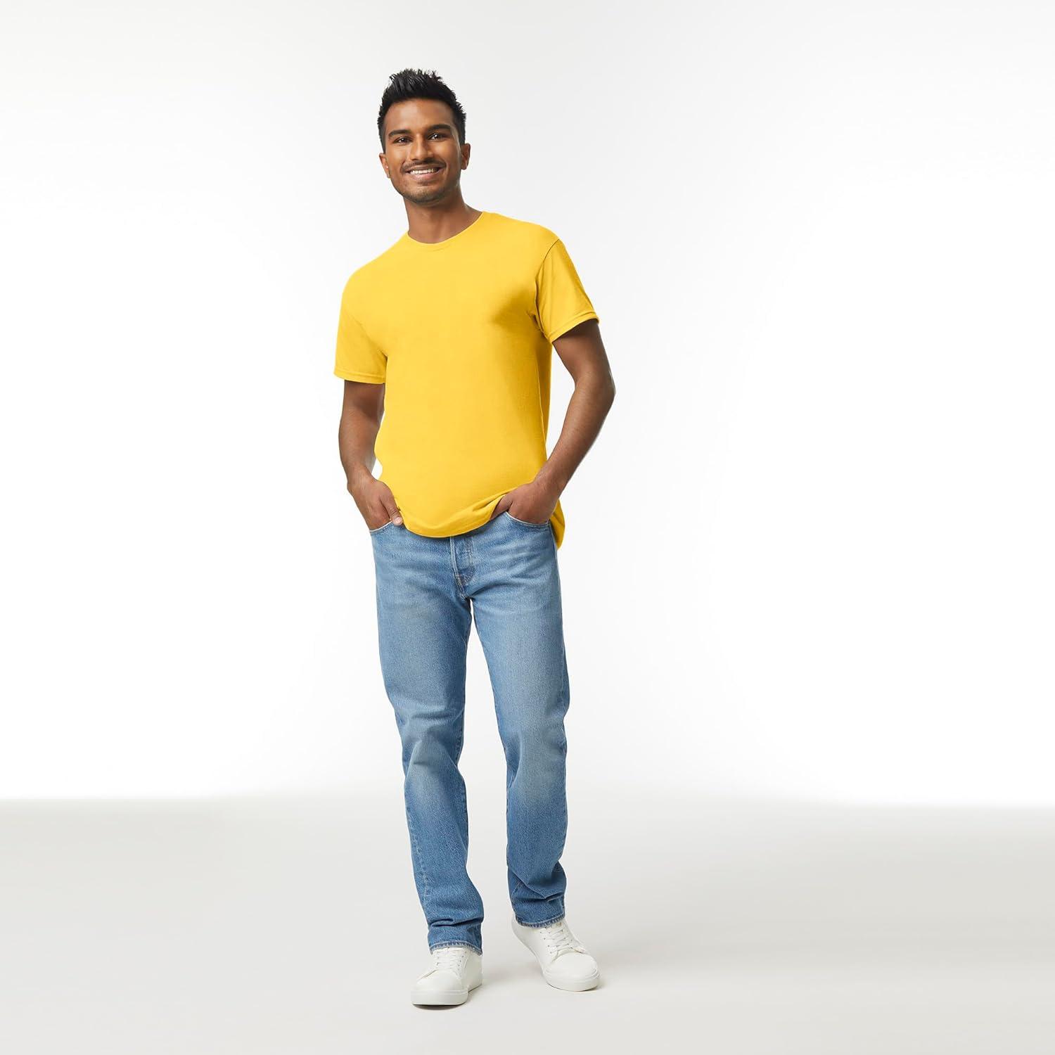 imageGildan Adult Heavy Cotton TShirt Style G5000 MultipackDaisy 3pack