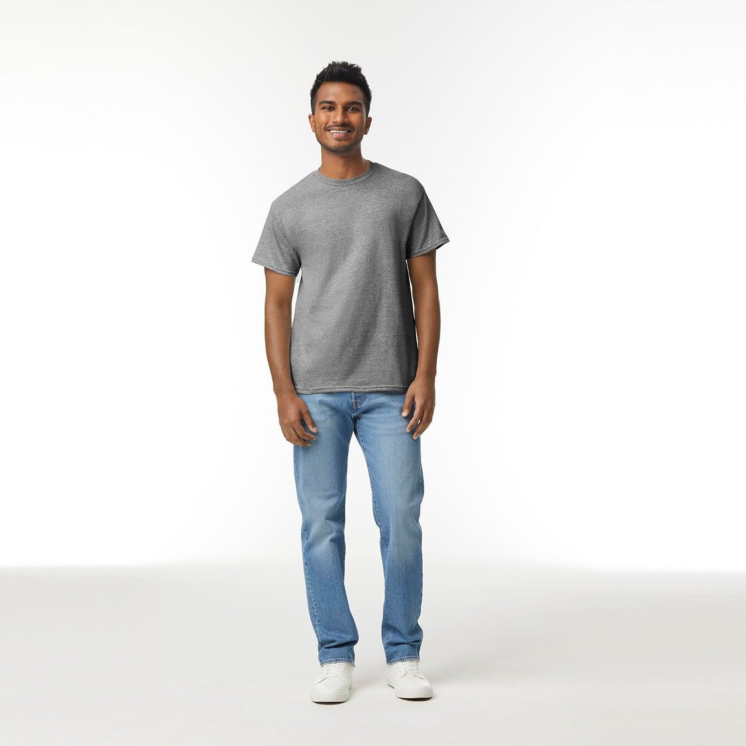 imageGildan Adult Heavy Cotton TShirt Style G5000 MultipackGraphite Heather 2pack