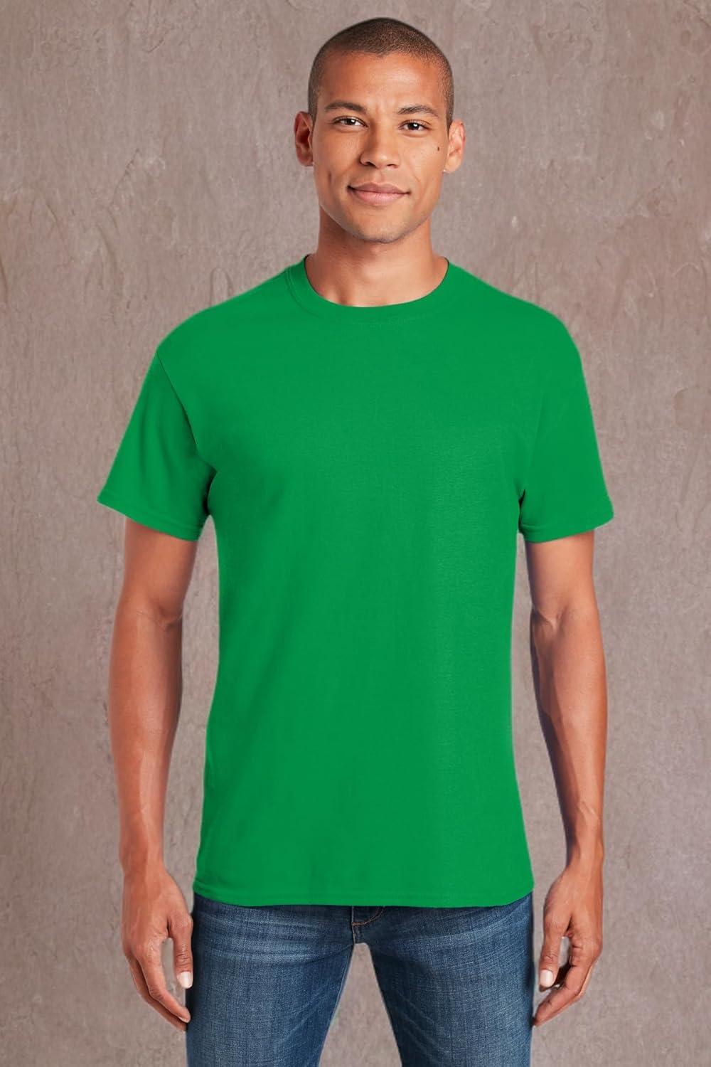 imageGildan Adult Heavy Cotton TShirt Style G5000 MultipackIrish Green 3pack