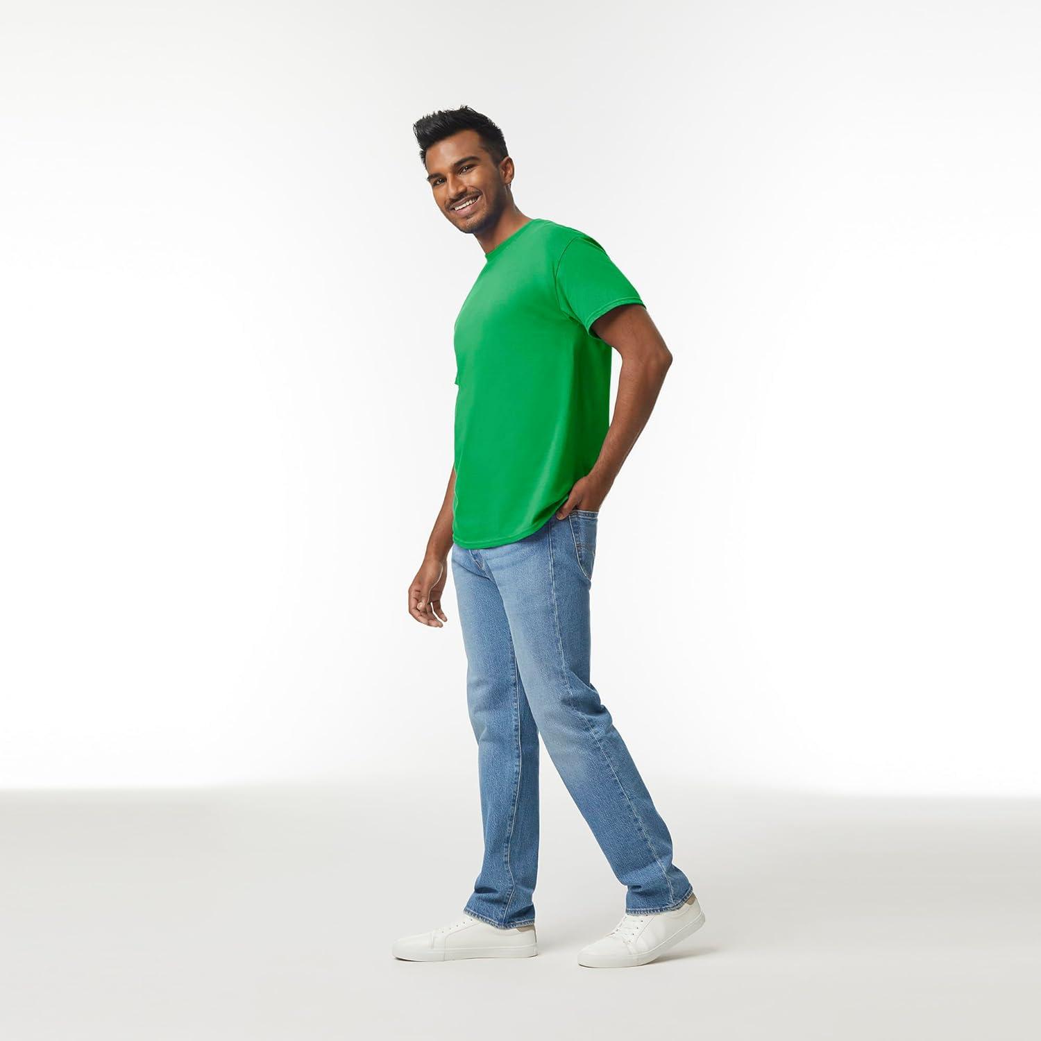 imageGildan Adult Heavy Cotton TShirt Style G5000 MultipackIrish Green 3pack