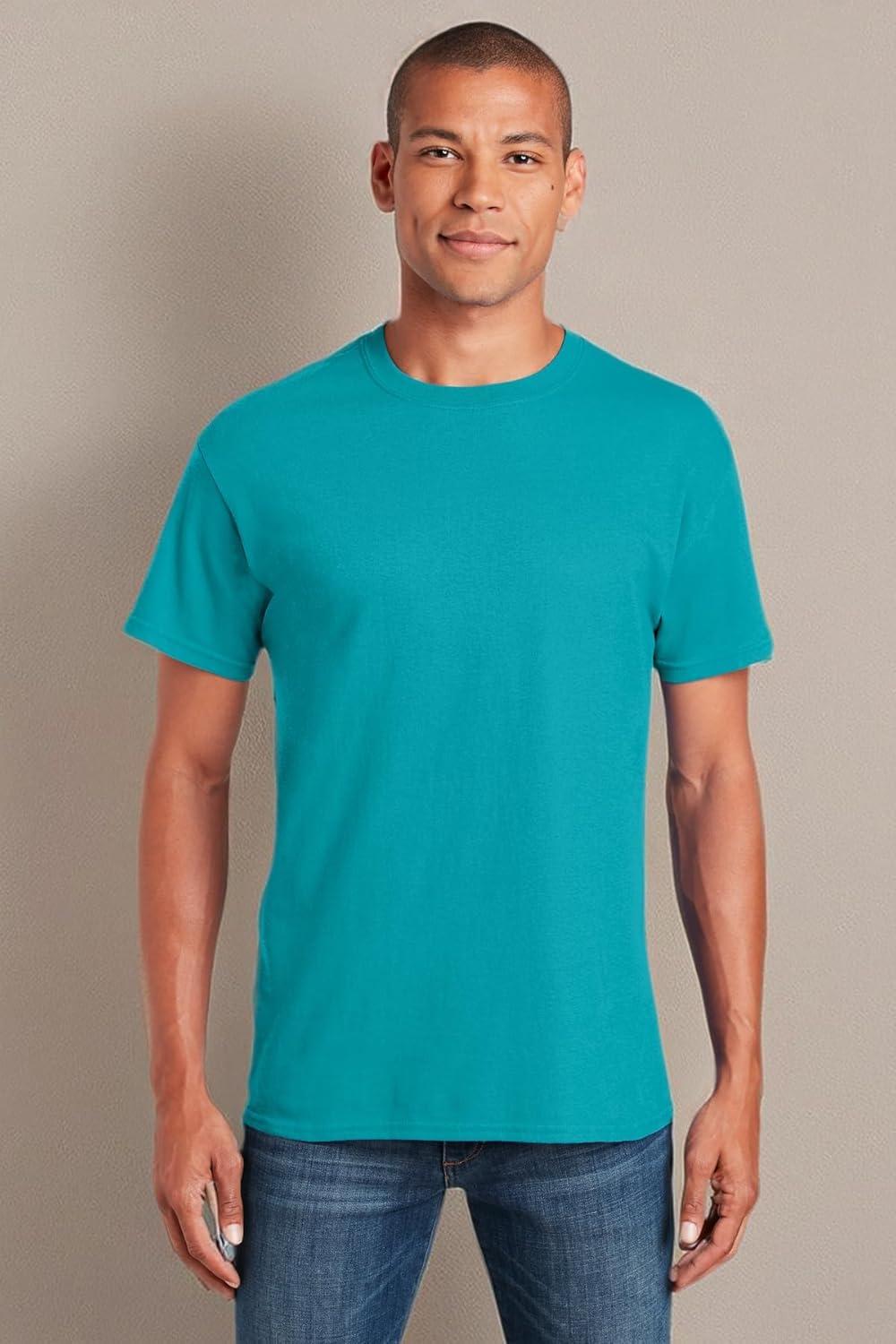 imageGildan Adult Heavy Cotton TShirt Style G5000 MultipackTropical Blue 3pack