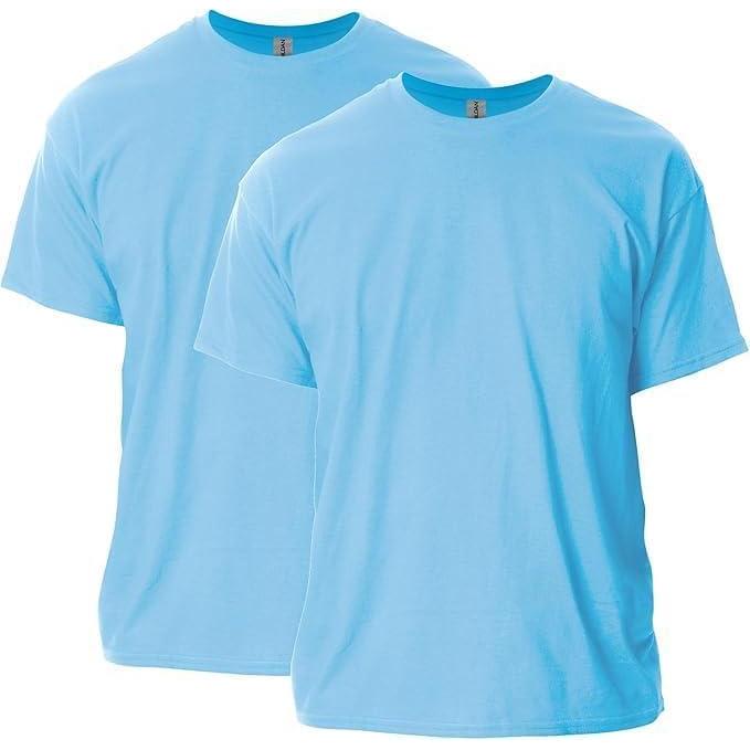 imageGildan Adult Heavy Cotton TShirt Style G5000 MultipackLight Blue 2pack