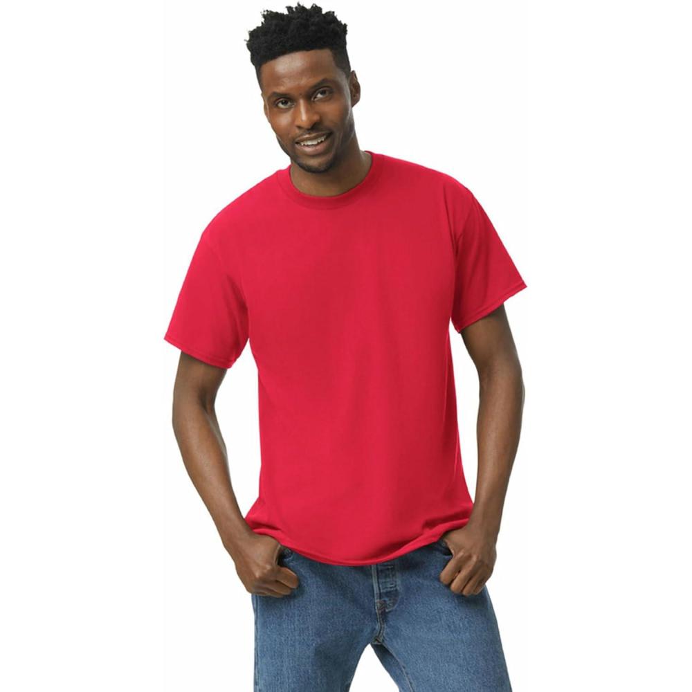 imageGildan Adult Heavy Cotton TShirt Style G5000 MultipackRed 72pack