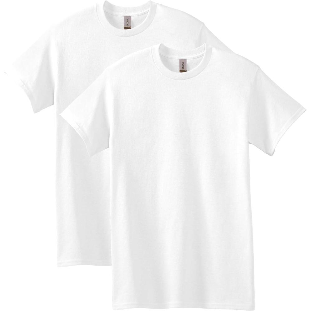 imageGildan Adult Heavy Cotton TShirt Style G5000 MultipackWhite 2pack