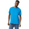 Gildan Adult Heavy Cotton T-Shirt, Style G5000, Multipack(Heather Sapphire (2-pack))