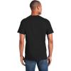 Gildan Men’s Crew T-Shirts, Multipack, Style G1100(Black (5-pack))