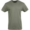 Gildan Men’s Crew T-Shirts, Multipack, Style G1100(Black/Sport Grey/Military Green (5-pack))