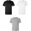 Gildan Adult Heavy Cotton T-Shirt, Style G5000, Multipack(Black/White/Sporstgrey)