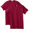 Gildan Adult Heavy Cotton T-Shirt, Style G5000, Multipack(Cardinal Red (2-pack))