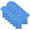 Gildan Adult Heavy Cotton T-Shirt, Style G5000, Multipack(Carolina Blue (12-pack))