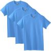 Gildan Adult Heavy Cotton T-Shirt, Style G5000, Multipack(Carolina Blue (3-pack))