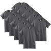 Gildan Adult Heavy Cotton T-Shirt, Style G5000, Multipack(Charcoal (10-pack))
