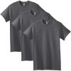 Gildan Adult Heavy Cotton T-Shirt, Style G5000, Multipack(Charcoal (3-pack))