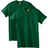 Gildan Adult Heavy Cotton T-Shirt, Style G5000, Multipack(Forest Green (2-pack))