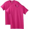 Gildan Adult Heavy Cotton T-Shirt, Style G5000, Multipack(Heliconia (2-pack))