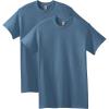 Gildan Adult Heavy Cotton T-Shirt, Style G5000, Multipack(Indigo Blue (2-pack))
