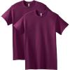 Gildan Adult Heavy Cotton T-Shirt, Style G5000, Multipack(Maroon (2-pack))