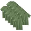 Gildan Adult Heavy Cotton T-Shirt, Style G5000, Multipack(Military Green (12-pack))
