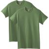 Gildan Adult Heavy Cotton T-Shirt, Style G5000, Multipack(Military Green (2-pack))