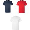 Gildan Adult Heavy Cotton T-Shirt, Style G5000, Multipack(Navy red)