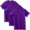 Gildan Adult Heavy Cotton T-Shirt, Style G5000, Multipack(Purple (3-pack))