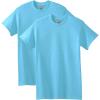 Gildan Adult Heavy Cotton T-Shirt, Style G5000, Multipack(Sky (2-pack))