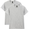 Gildan Adult Heavy Cotton T-Shirt, Style G5000, Multipack(Sport Grey (2-pack))