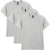 Gildan Adult Heavy Cotton T-Shirt, Style G5000, Multipack(Sport Grey (3-pack))