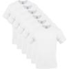 Gildan Men’s Crew T-Shirts, Multipack, Style G1100(White (6-pack))