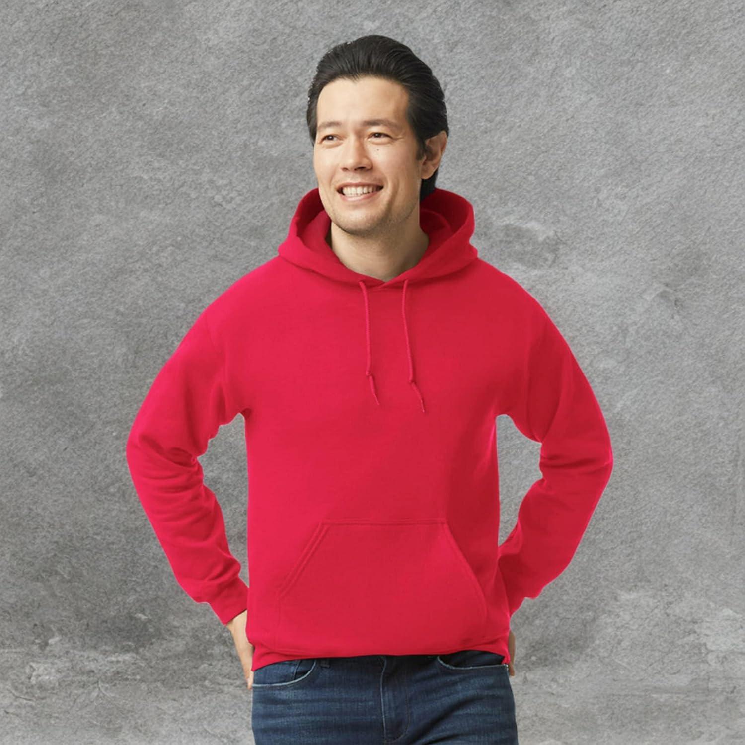 imageGildan Adult Fleece Hoodie Sweatshirt Style G18500 MultipackRed Case of 24