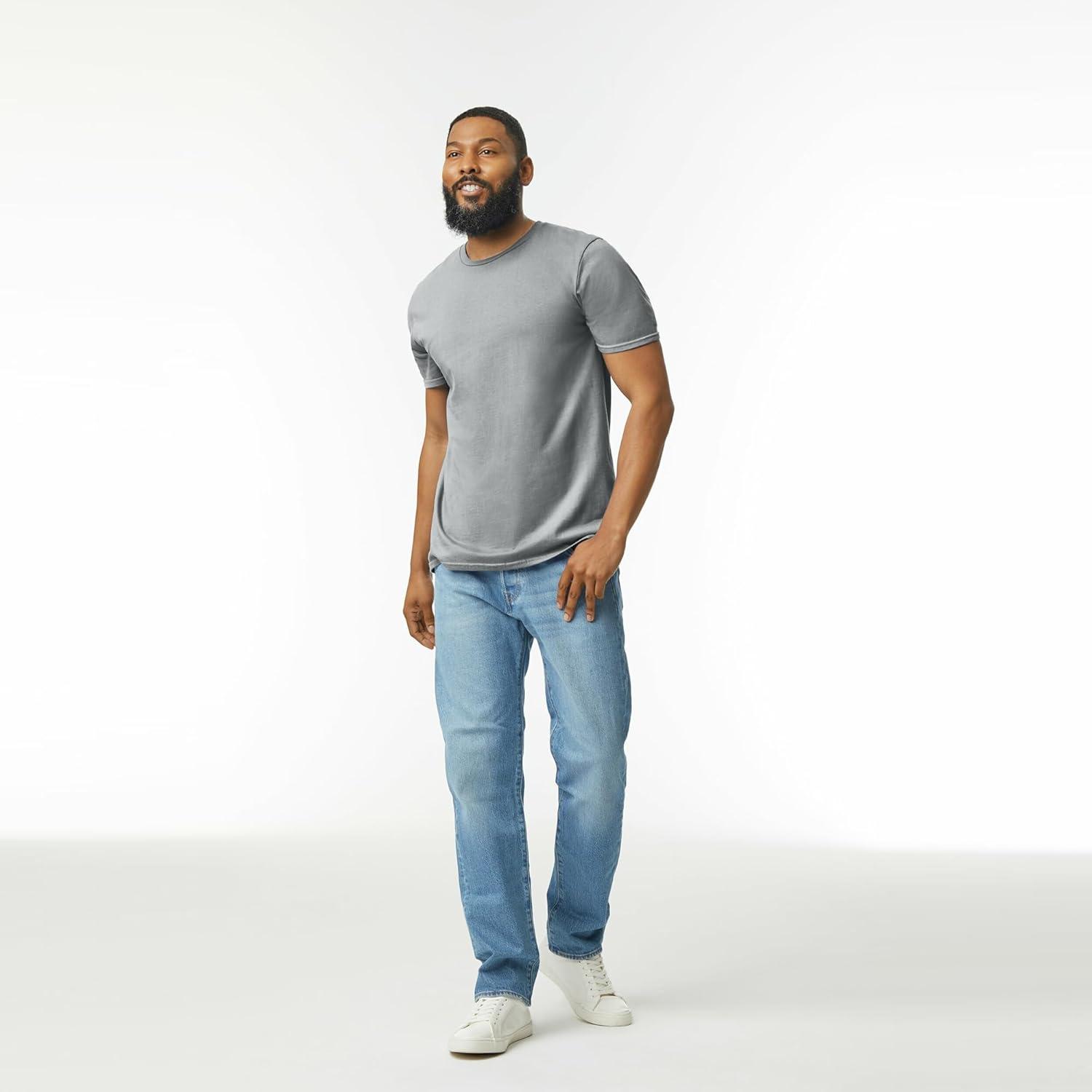 imageGildan Adult Softstyle Cotton TShirt Style G64000 MultipackDark Heather 12pack