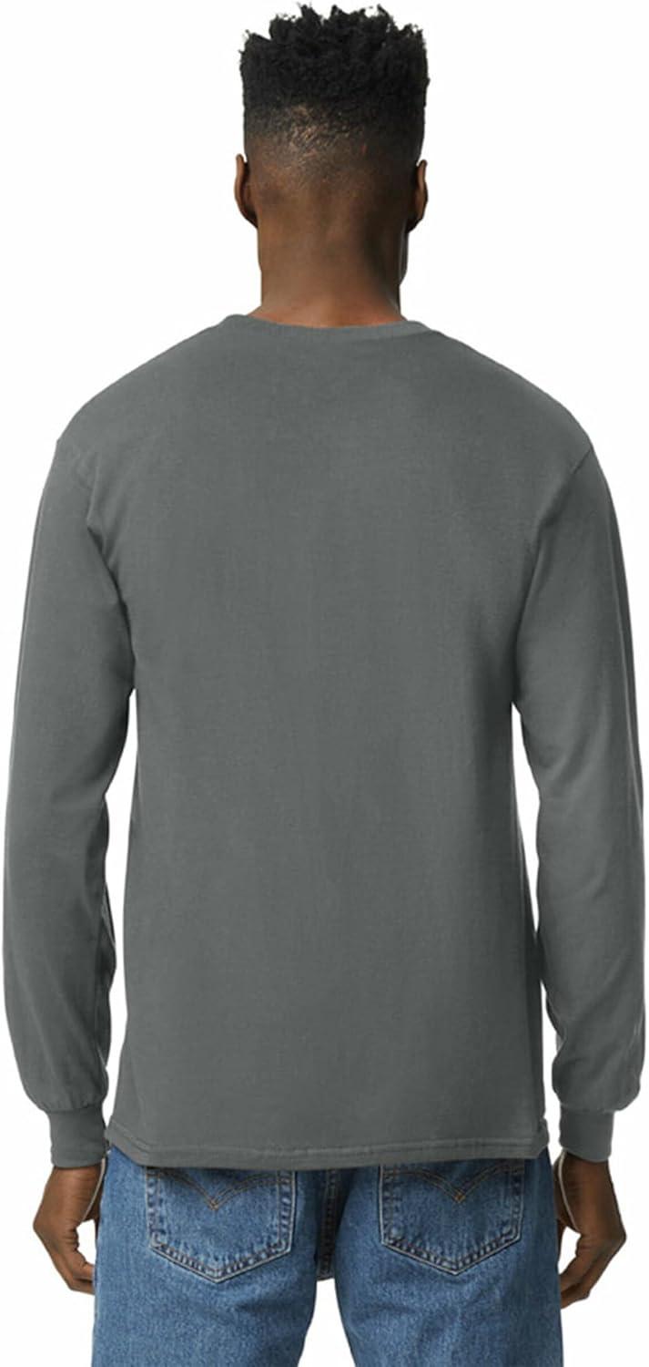 imageGildan Adult Ultra Cotton Long Sleeve TShirt Style G2400 MultipackCharcoal 2pack