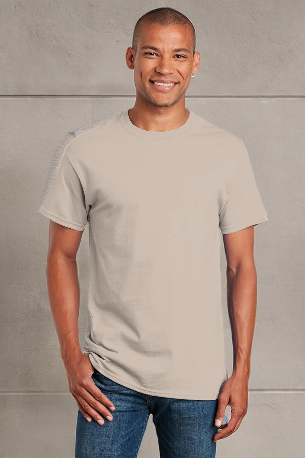 imageGildan Adult Ultra Cotton TShirt Style G2000 MultipackSand 2pack