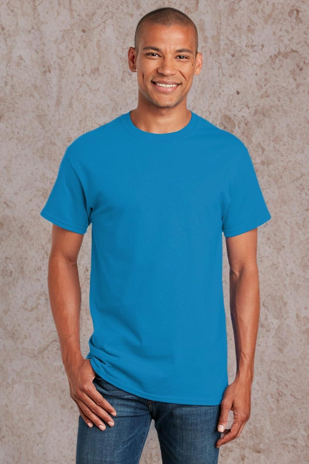 imageGildan Adult Ultra Cotton TShirt Style G2000 MultipackSapphire 2pack