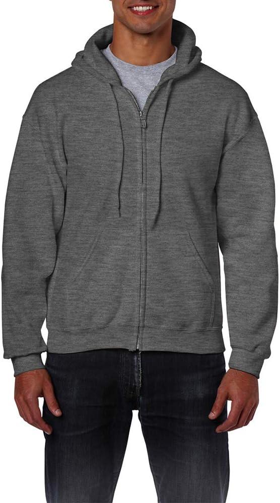 imageGildan Fleece Zip Hoodie Sweatshirt Style G18600 MultipackMaroon