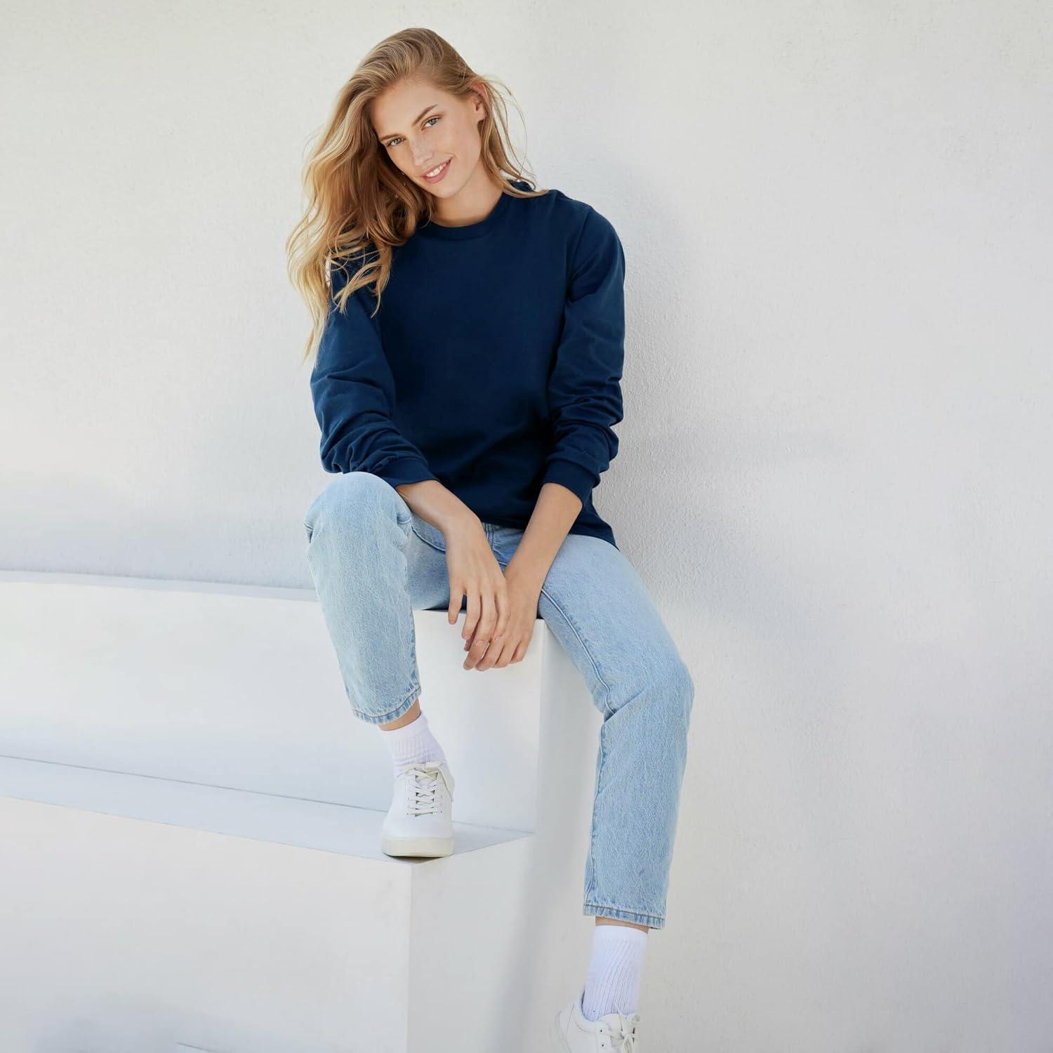 imageGildan Hammer Adult Long Sleeve TShirt 2Pack Style GH400Dark Navy 2pack