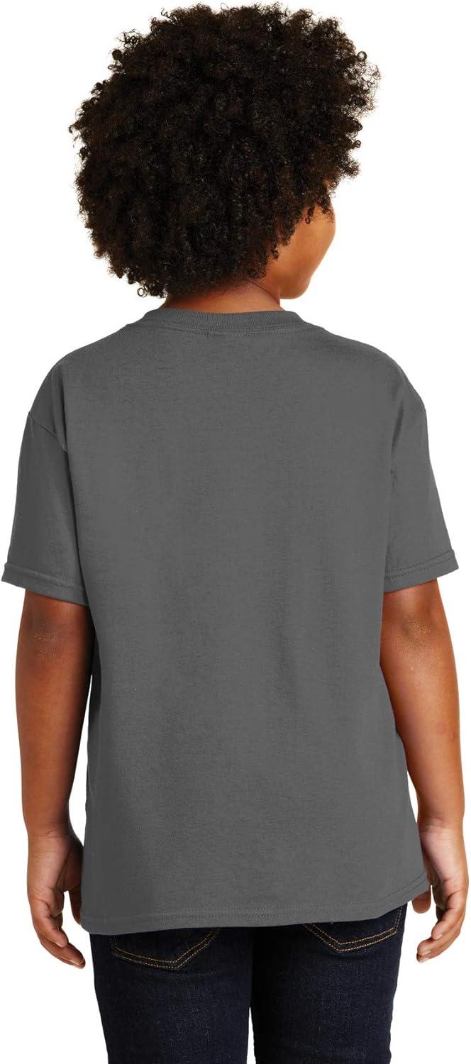 imageGildan UnisexChild Gildan Youth Heavy Cotton TShirt Style G5000b 2PackCharcoal