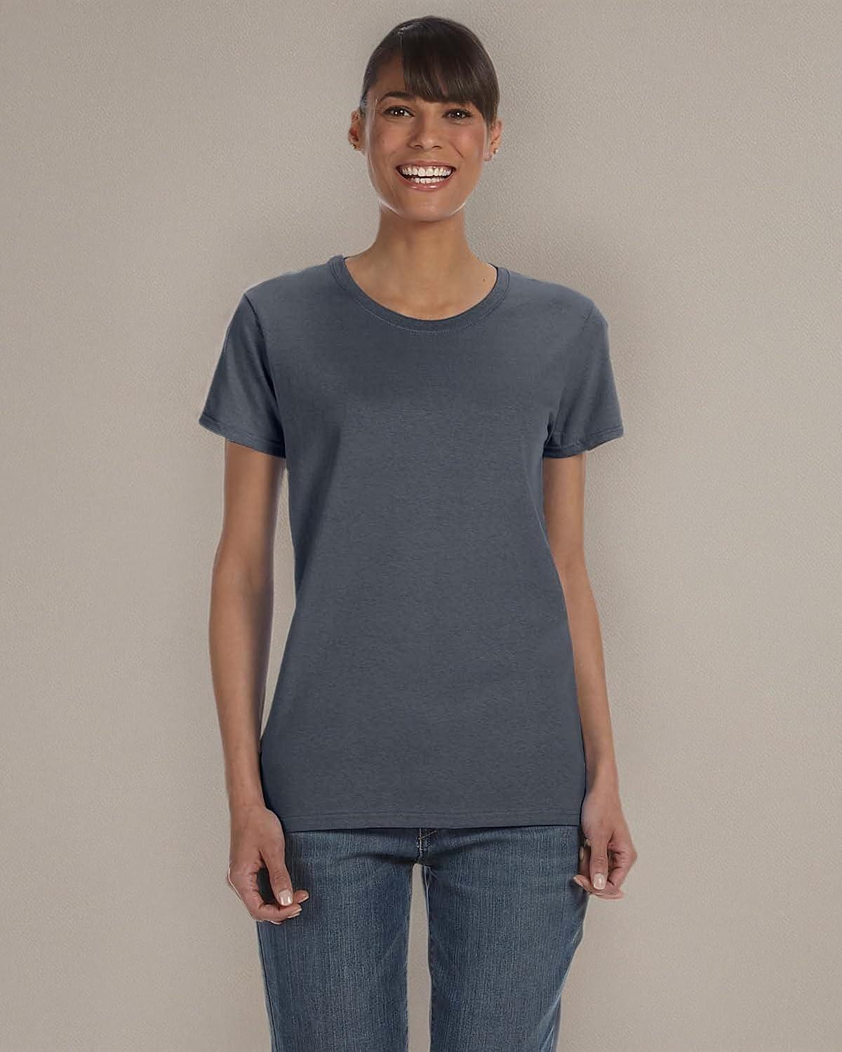 imageGildan Womens Heavy Cotton TShirt Style G5000L 2PackDark Heather