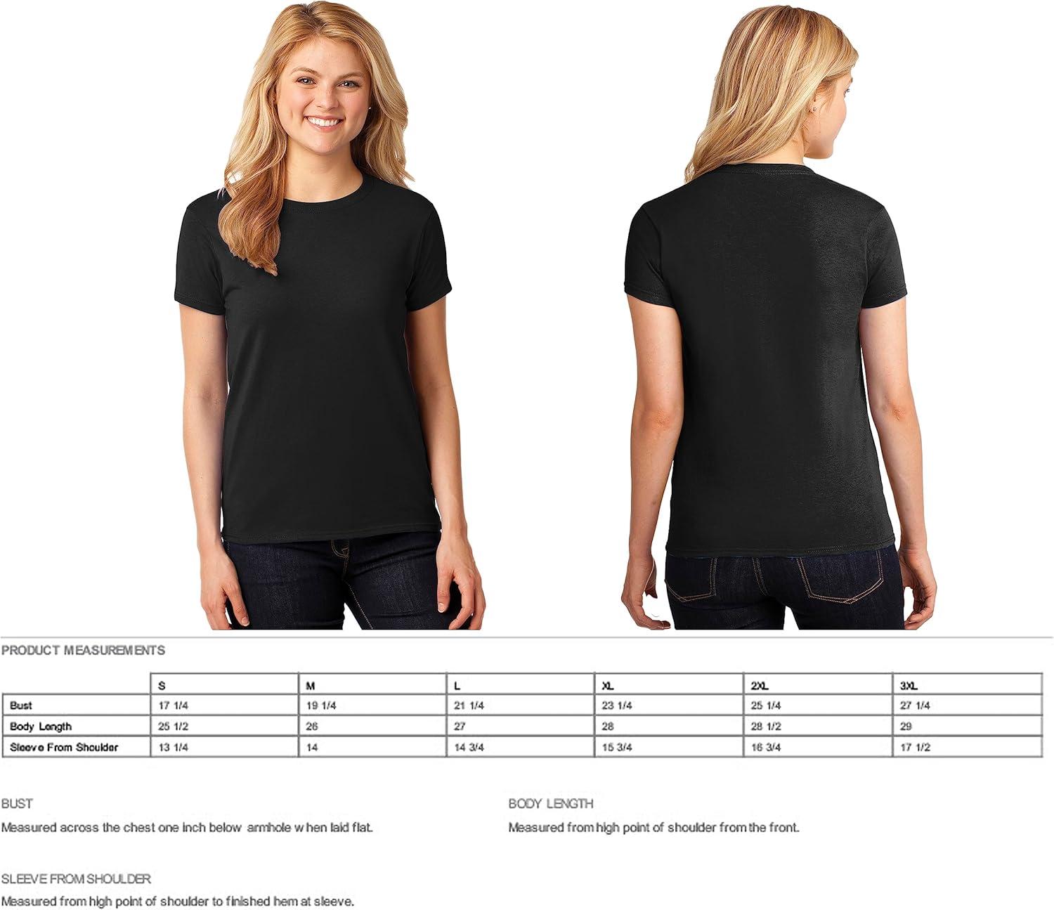 imageGildan Womens Heavy Cotton TShirt Style G5000L 2PackNavygold