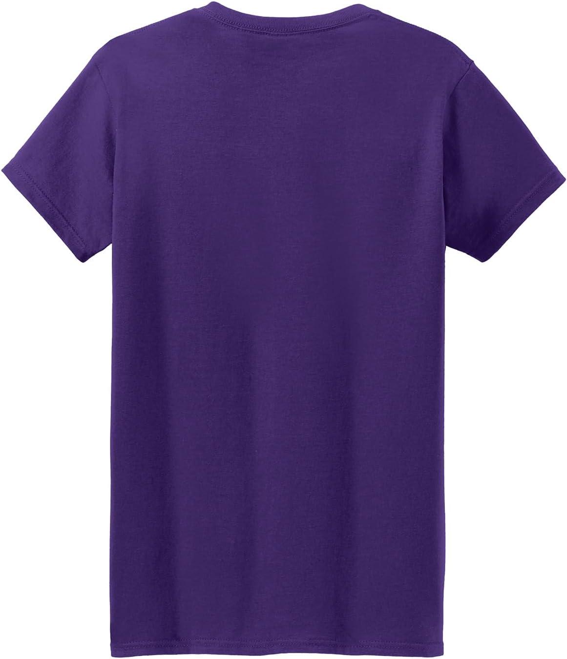 imageGildan Womens Heavy Cotton TShirt Style G5000L 2PackPurple