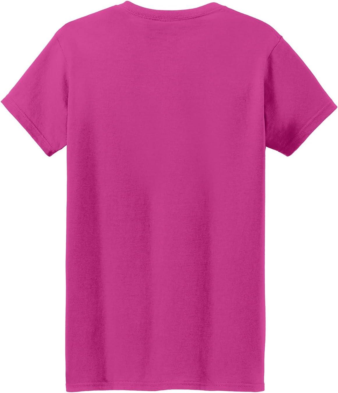 imageGildan Womens Softstyle Cotton TShirt Style G64000l Multipack1 Heliconia 1 Sapphire