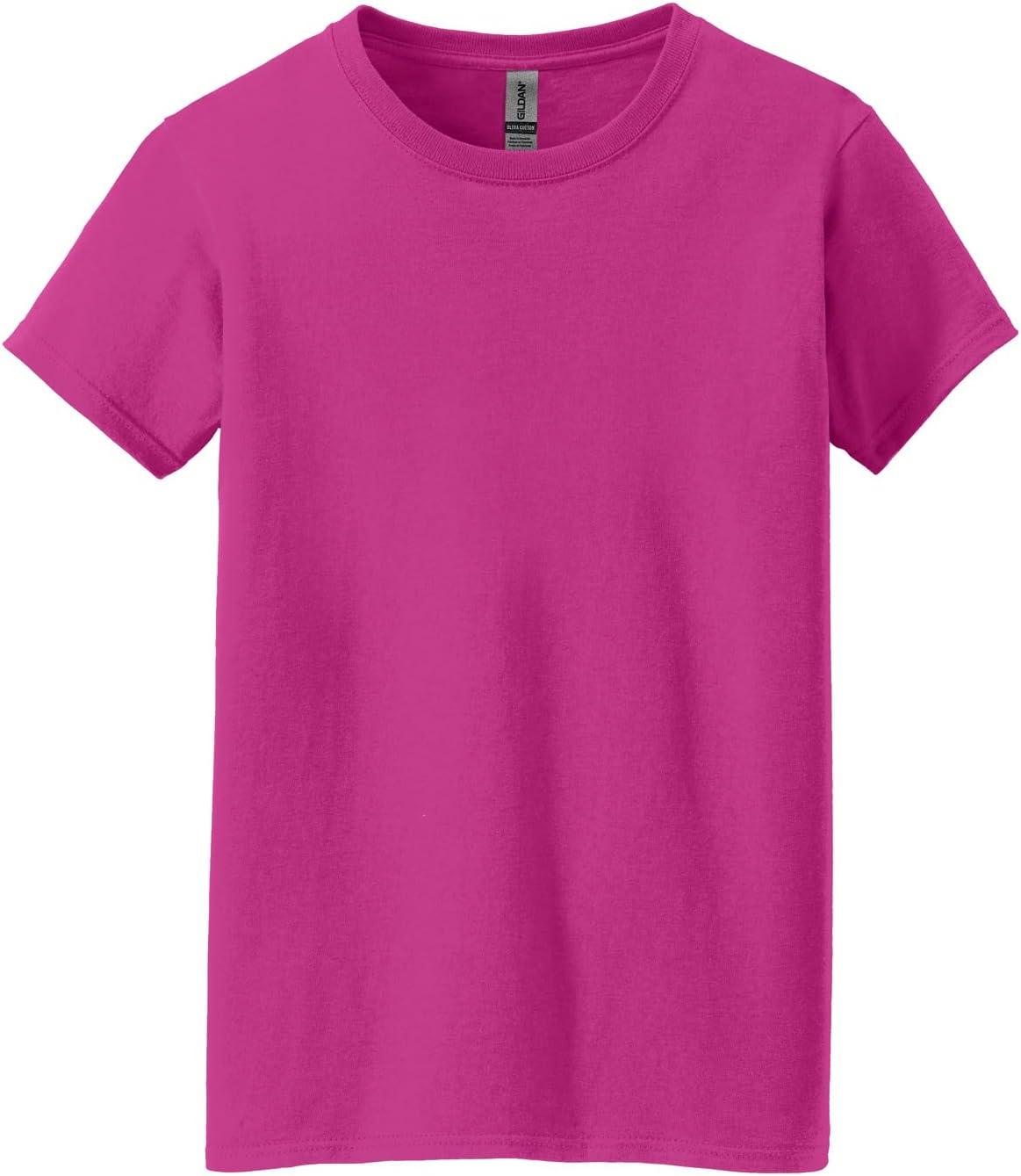 imageGildan Womens Softstyle Cotton TShirt Style G64000l Multipack1 Heliconia 1 Sapphire