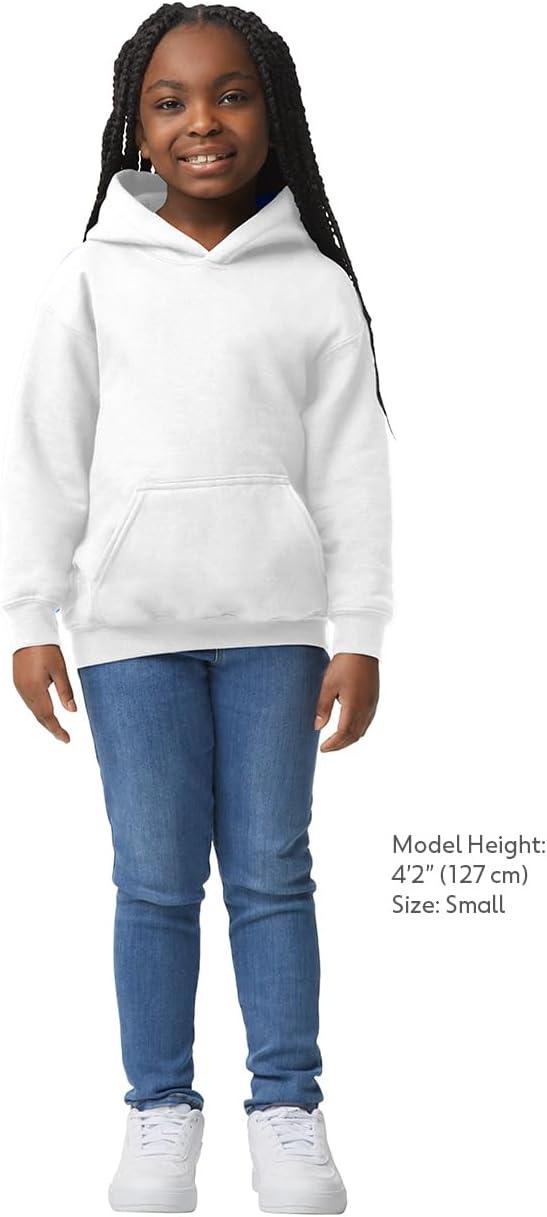 imageGildan Youth Hoodie Sweatshirt Style G18500BWhite