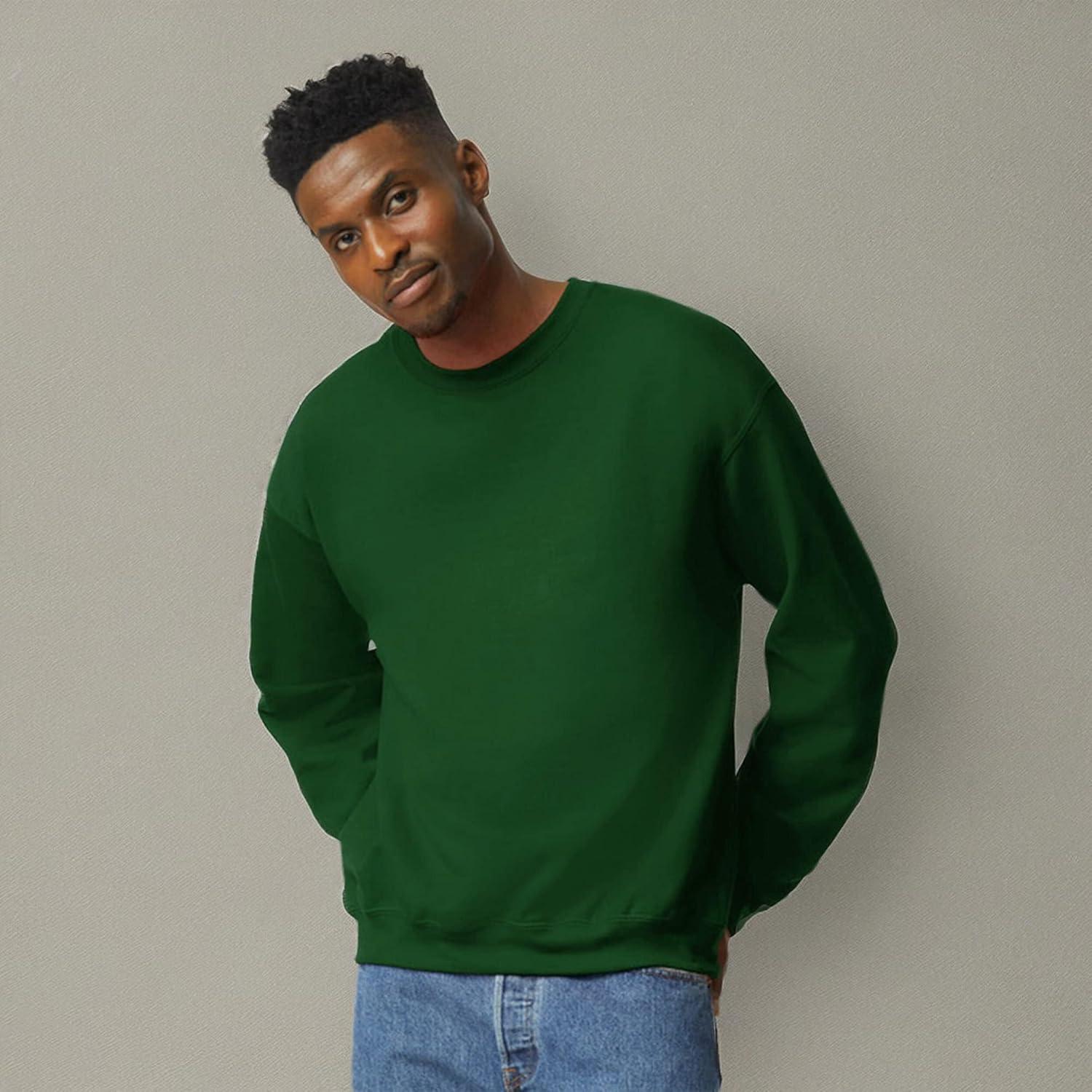 imageGildan unisexadult Fleece Crewneck Sweatshirt Style G18000 MultipackForest Green 36pack