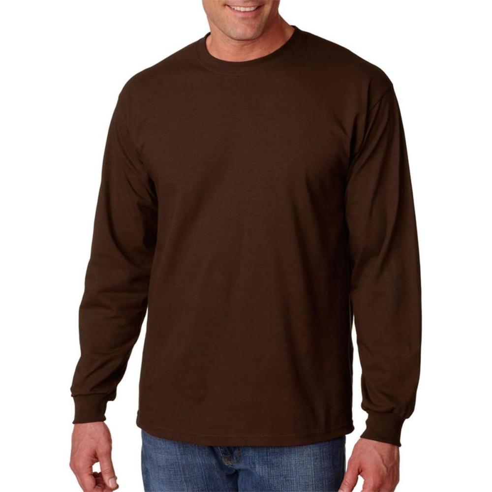 imageCotton 6 oz LongSleeve TShirt G240Dark Chocolate