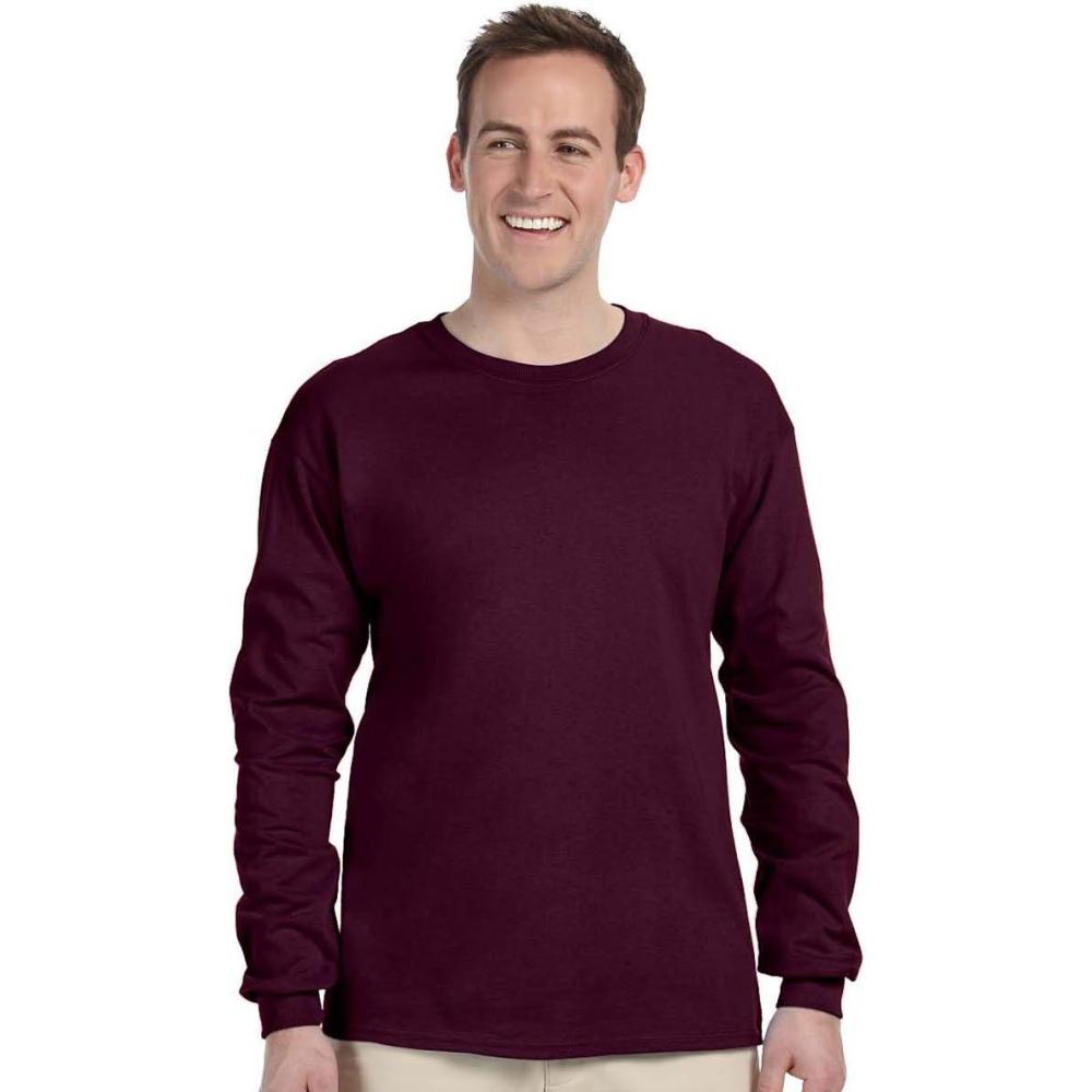 imageCotton 6 oz LongSleeve TShirt G240Maroon