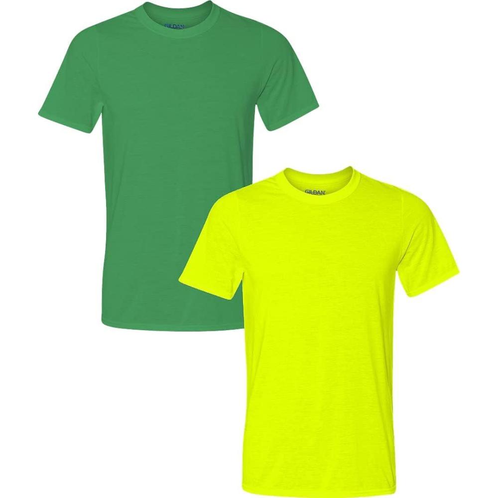imageGildan Adult DryBlend TShirt Style G8000 Multipack1 Irish Green  1 Safety Green