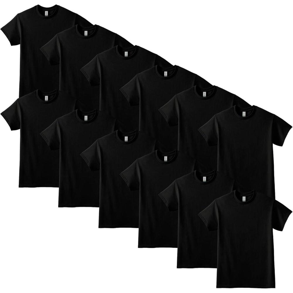 imageGildan Adult DryBlend TShirt Style G8000 MultipackBlack 12pack