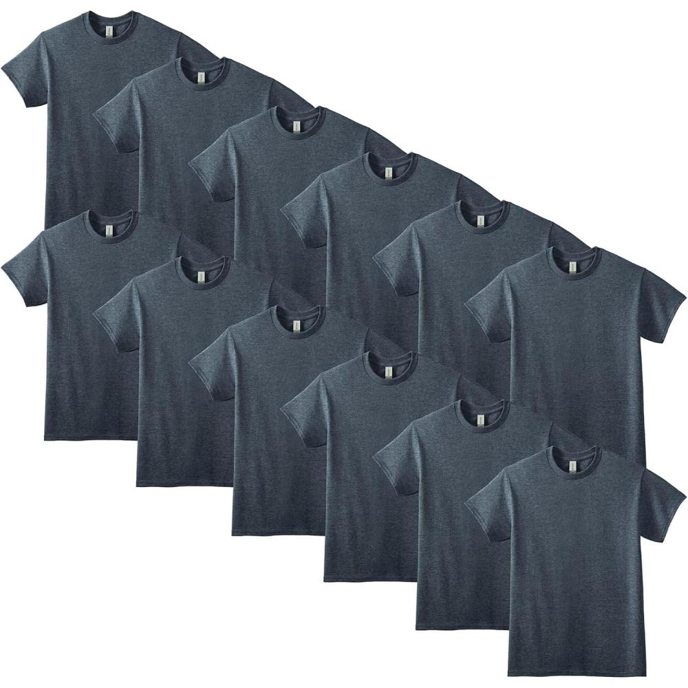 imageGildan Adult DryBlend TShirt Style G8000 MultipackDark Heather 12pack